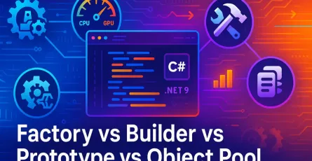 Strategic Pattern Selection: When to Use Factory vs Builder vs Prototype vs Object Pool in High-Performance C# Applications