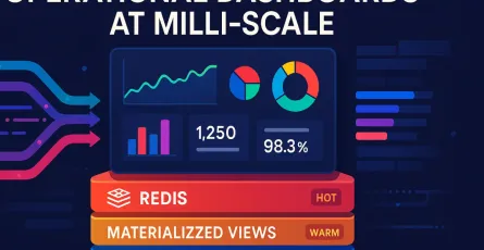 Operational Dashboards at Milli-Scale: Materialized Views, Columnstore & Redis Read Models