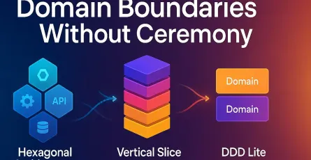 Domain Boundaries Without Ceremony: Hexagonal, Vertical Slice, and DDD Lite for Pragmatic Teams